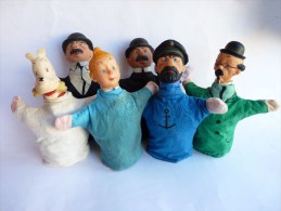 RARES 6 MARIONNETTES TINTIN - 1958/59 - Tintin