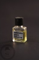 Vintage Miniature Collectable Perfume Bottle Calandre By Paco Rabane - Miniatures Femmes (sans Boite)