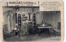 CHATELDON RUE DE L'OLLIERE AU NOYER D'AUVERGNE DUAYGUES-LOTIRON ET FILS RARE - Chateldon