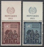 ONU New York 1953 - Rifugiati - Con Appendice **      (g4547) - Nuevos