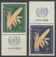 ONU New York 1954 - FAO - Con Appendice **      (g4551) - Unused Stamps