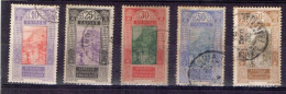 Guinée N°86 - 89 - 91 - 92 - 93 Oblitérés  (5 Valeurs) - Used Stamps