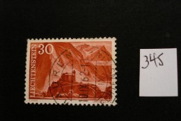 Liechtenstein - Année 1959 - Château De Gutenberg - Y.T. 345 - Oblitérés - Used - Gestempeld - Used Stamps
