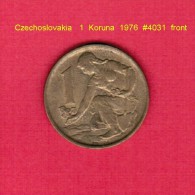 CZECHOSLOVAKIA   1  KORUNA  1976 (KM # 50) - Checoslovaquia
