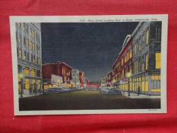 Ohio  Painesville Night View Main Street Not Mailed  Ref 1219 - Sonstige & Ohne Zuordnung