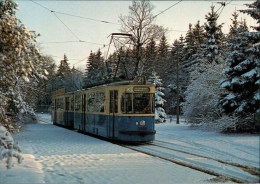 ! Moderne Ansichtskarte Aus München, Straßenbahn Linie 21 An Der Amalienburgstraße 1983, Tramway, Bayern - Tram