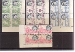 Ruanda-Urundi - 196-199 - Blocs De 4 ** - Unused Stamps