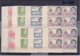 Congo Belge - 329-336- Blocs De 4 ** - Unused Stamps