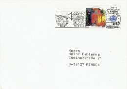 UN Genf - Postkarte Echt Gelaufen / Postcard Used (n1216) - Storia Postale