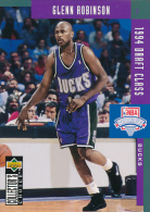 Basket NBA (1994 Draft Class) GLENN ROBINSON (n° 407) Milwaukee Bucks, Collector´s Choice, Upper Deck, Trading  Ca - 1990-1999
