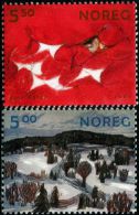 NE3834 Norway 2003 Painting 2v MNH - Unused Stamps