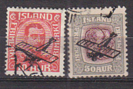 Q1351 - ISLANDE ICELAND AERIENNE Yv N°1/2 - Luchtpost