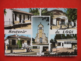 Medea Souvenir De LODI La-Mairie-Les Ecoles L"Eglise Les P.T.T.Le Groupe Scolaire - Médéa