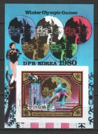 Korea North 1980 Mi Block 80B  UNDENTED - Hiver 1980: Lake Placid