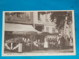 60) Noailles - Hotel De La Gerbe D'or " F. MOREAU , Propriétaire   - Année   - EDIT - - Noailles