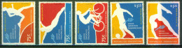 Sport - Course, Plongeon,cyclisme, Gymnastique, Football - ARGENTINE - N° 1867 à 1871 ** - 1995 - Unused Stamps