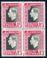 South Africa 1937. 1d Grey And Carmine. SACC 71**, SG 72**. - Unused Stamps