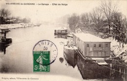VILLENEUVE-LA-GARENNE LE GARAGE EFFET DE NEIGE REMORQUEUR - Villeneuve La Garenne