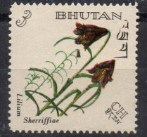 Bhutan - Fleur - Lilium Sherriffiae - 3 CH - Non Oblitéré - - Bhután