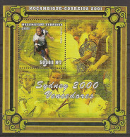 MOZAMBIQUE 2001 Olympic Games Sidney Winners "Andre Agassi" - Sommer 2000: Sydney