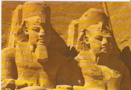 Egypt Abu Simbel, Detail ... XF186 New - Tempel Von Abu Simbel