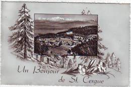 UN BONJOUR DE SAINT CERGUE. PHOTO EDITION A DERIAZ BAULMES - Baulmes