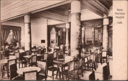 ! Madrid, Hotel Nacional, Cafe, Alte Ansichtskarte  , Spanien, Spain - Madrid