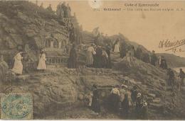 Rotheneuf  -  Une Visite Aux Rochers Sculptés  -  Carte Datée 27 Aout 1906 - Rotheneuf