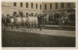 Budapest 1936 Olimpia Real Photo Athletes Foto Hattyu Kalas - Athlétisme