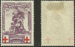 BELGIUM..1914..Michel # 106...MH...MiCV - 65 Euro. - 1914-1915 Croix-Rouge