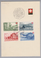 Schweiz Pro Patria 1948-08-01 Bundesfeier Satz Auf PTT-Bögliblatt - Briefe U. Dokumente