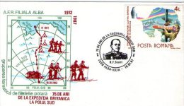 R.F. Scott At South Pole - 75 Years. 1987 - Explorateurs & Célébrités Polaires