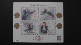 Norway - 1992 - Mi.Nr. 1090-3,bloc 17**MNH - Look Scan - Blocchi & Foglietti