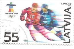 Latvia 2010 Mih. 781 Olympic Winter Games In Vancouver  Used  (0) - Invierno 2010: Vancouver