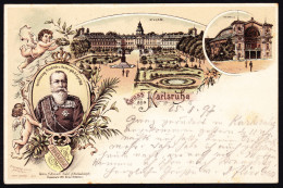 Germany - 1897 Karlsruhe Schloss Festhalle Lito - Karlsruhe