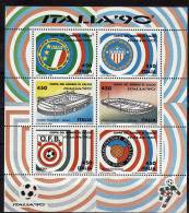 ITALIE   BF 4/9  * * ( X 6 ) ( Cote 50e )  Cup  1990  Fussball  Soccer   Football - 1990 – Italien