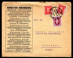 CZECHOSLOVAKIA   , T.G.MASARYK - Lettres & Documents