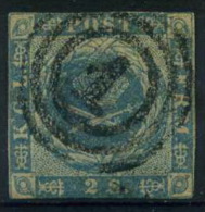 Danemark : N° 3 Oblitéré Année 1854 - Used Stamps