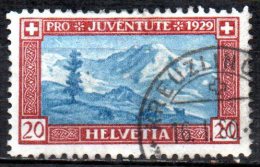 SWITZERLAND 1929 Children´s Fund. - Lamdscapes -  20c Mt Lyskamm From Riffelberg FU - Ungebraucht