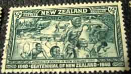 New Zealand 1940 Arrival Of Maori People 0.5d - Used - Used Stamps