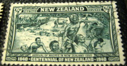 New Zealand 1940 Arrival Of Maori People 0.5d - Used - Usados