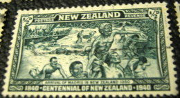 New Zealand 1940 Arrival Of Maori People 0.5d - Used - Oblitérés