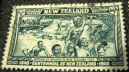 New Zealand 1940 Arrival Of Maori People 0.5d - Used - Used Stamps