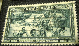 New Zealand 1940 Arrival Of Maori People 0.5d - Used - Used Stamps