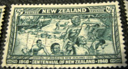 New Zealand 1940 Arrival Of Maori People 0.5d - Used - Gebraucht