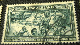 New Zealand 1940 Arrival Of Maori People 0.5d - Used - Usati