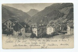 Finhaut (Suisse, Valais) :Les Hôtels En 1904 PF. - Finhaut