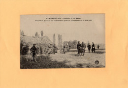 A0703 - CAMPAGNE 1914  - Bataille De La Marne - Fourriers Prenant Les Instructions Pour Le Cantonnement à REBAIS - Guerre 1914-18