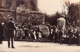 Carte-Photo 75 PARIS 14 Juillet 1919 Cérémonie Au Cénotaphe - Raymond Poincarré - Monumenti Ai Caduti