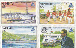 Vanuatu-1985 National Independence 5th Anniversary 397-400 MNH - Vanuatu (1980-...)